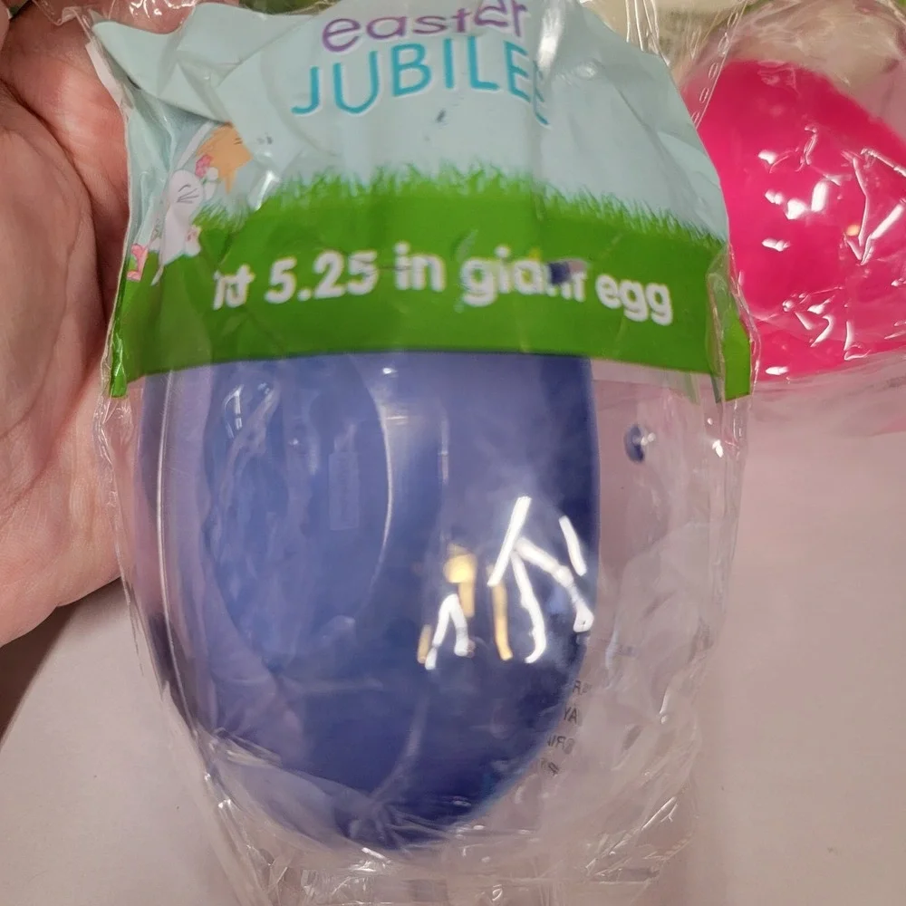 easter jubilee Jumbo Fillable Plastic Easter Egg